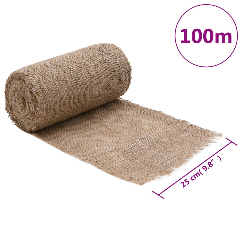 Jutestof 0,25x100 m 100% jute 200 g/m²