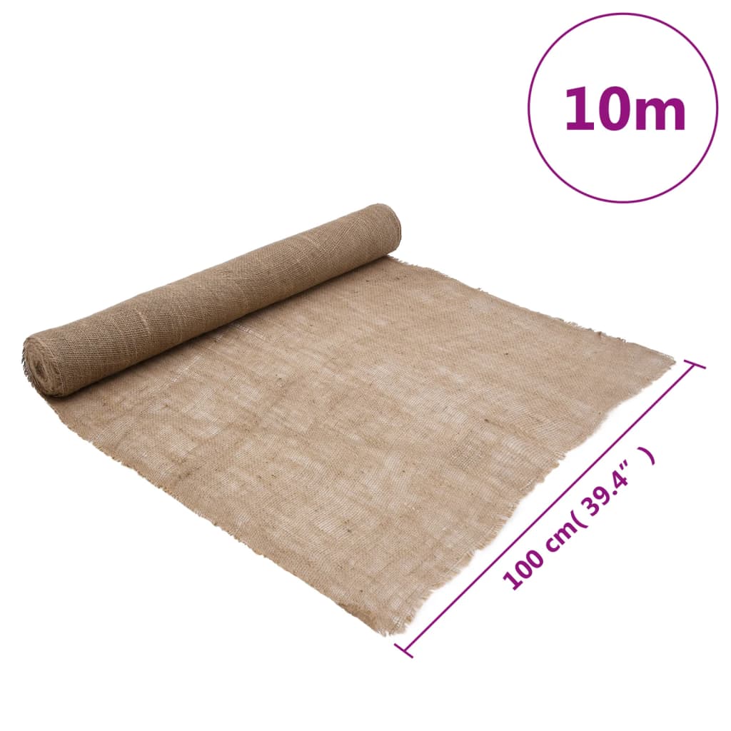 Jutestof 1x10 m 100% jute 200 g/m²