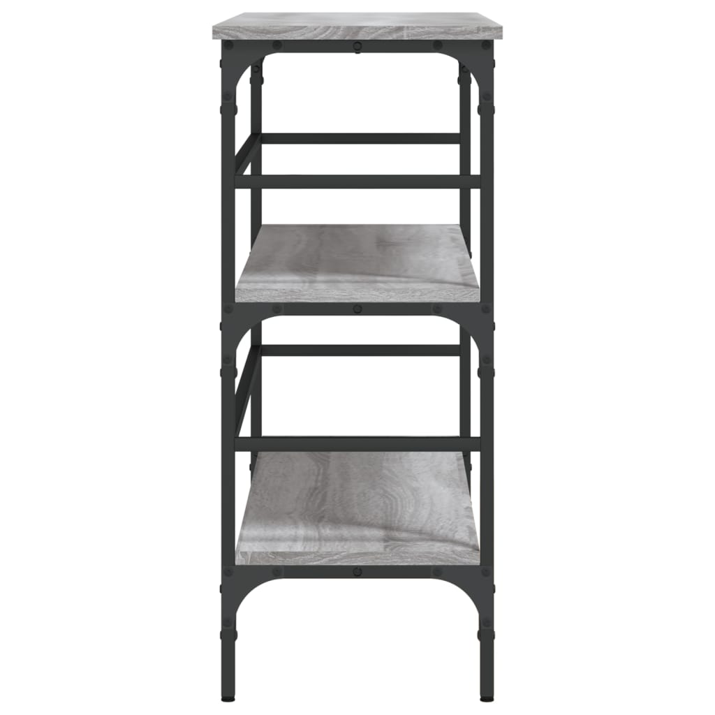 Konsolbord Grå Sonoma 100x32x75 cm Træmateriale