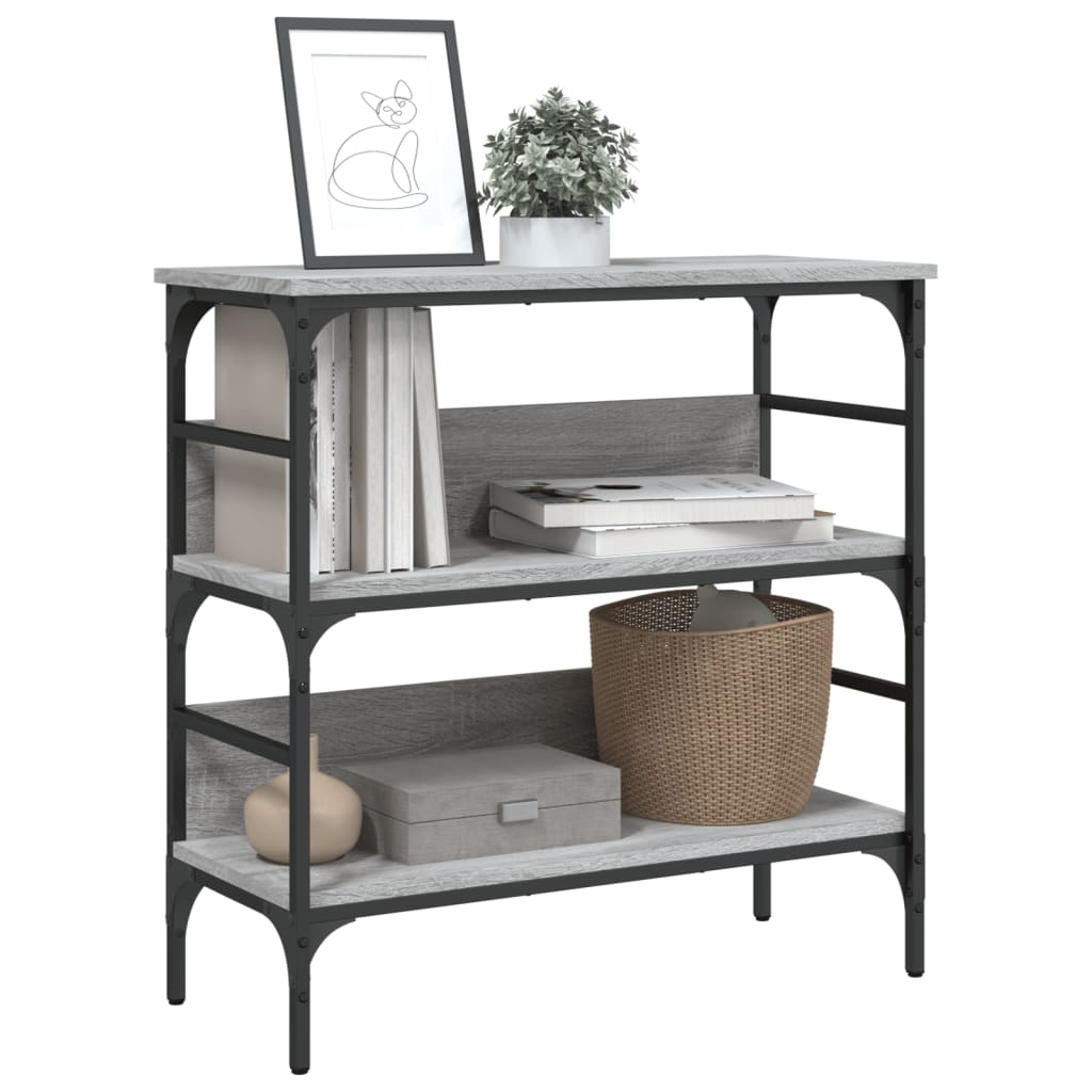 Konsolbord Grå Sonoma 75x32x75 cm Træmateriale