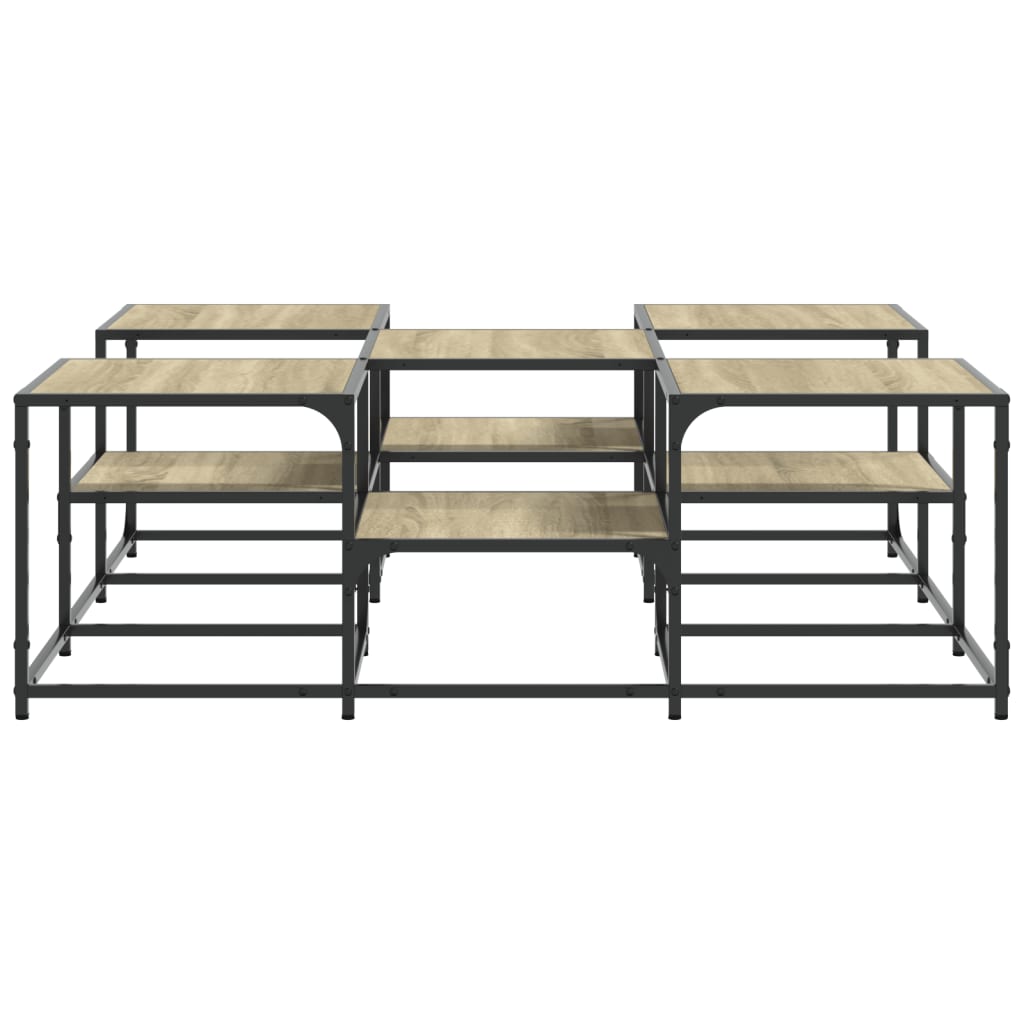 Sofabord Sonoma eg 121x121x40 cm træmateriale