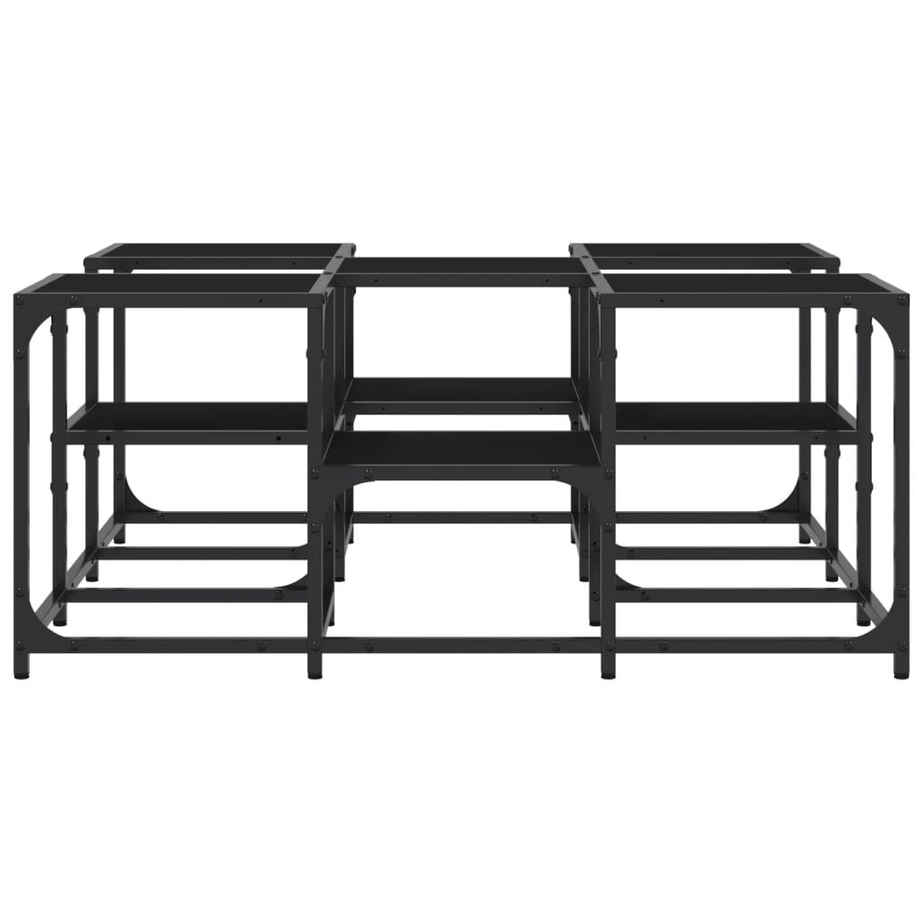 Sofabord Sort 91x91x40 cm Træ Materiale
