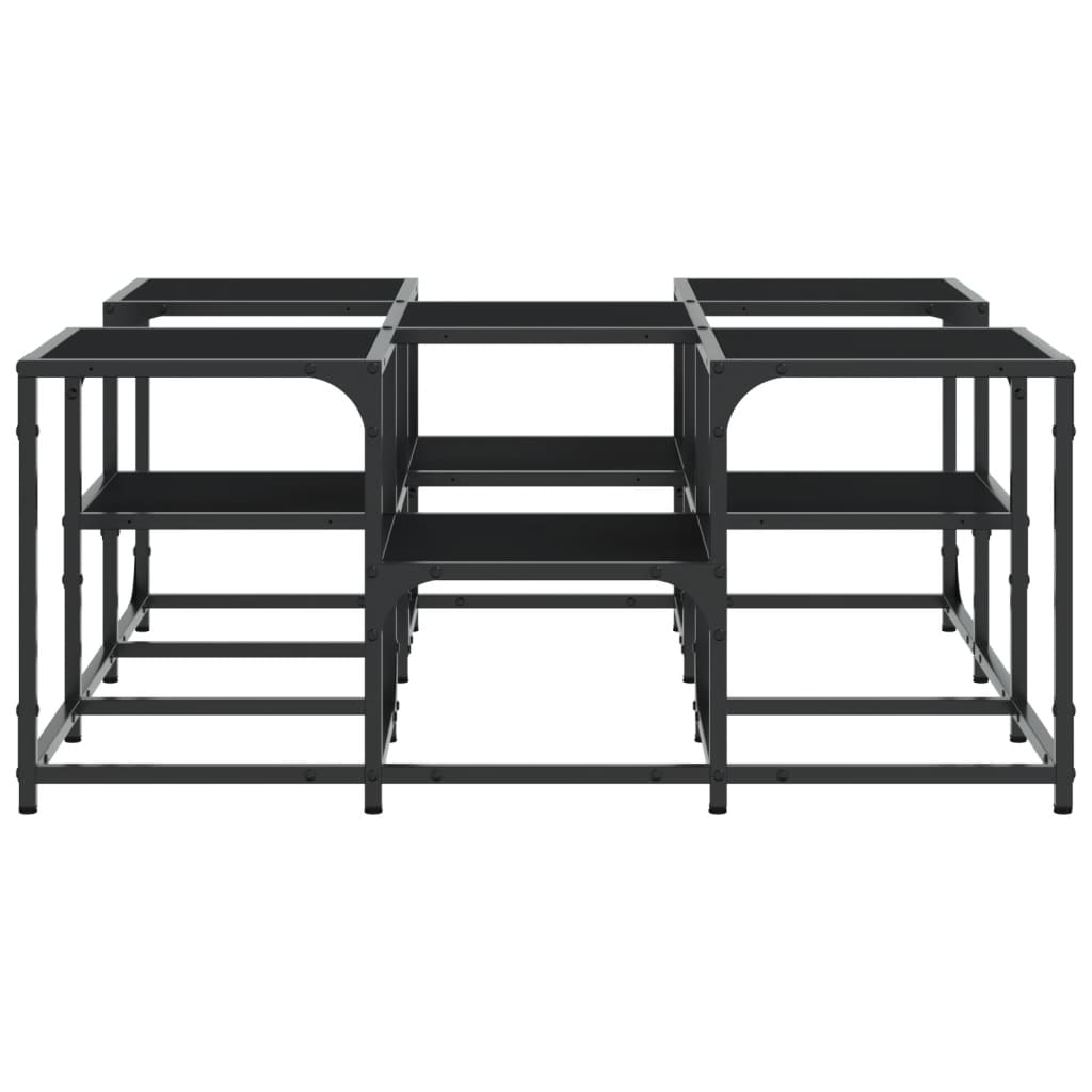Sofabord Sort 91x91x40 cm Træ Materiale