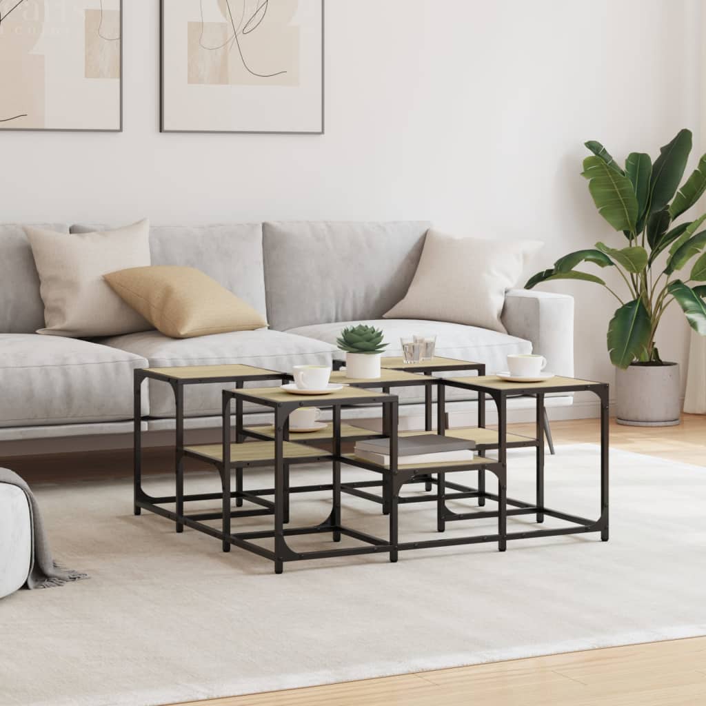 Sofabord Sonoma eg 91x91x40 cm træmateriale