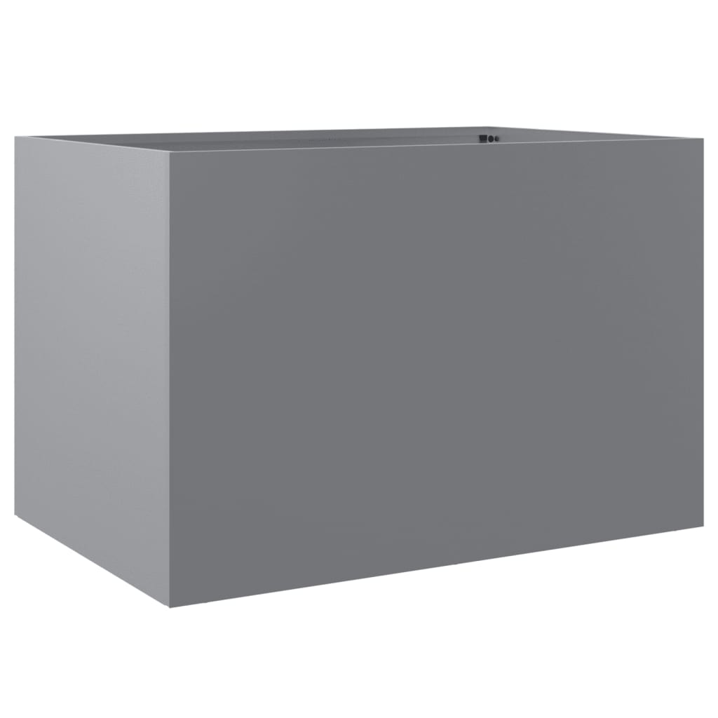 Plantepotte Sølv 62x47x46 cm Galvaniseret stål