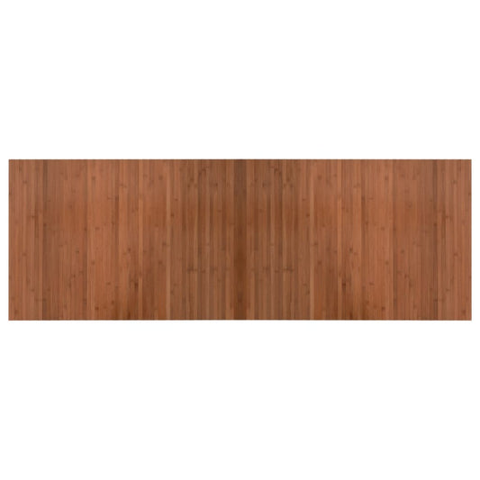 Teppich Rechteckig Braun 70x200 cm Bambus