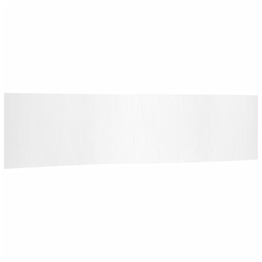 Paravent Weiß 165x800 cm Bambus