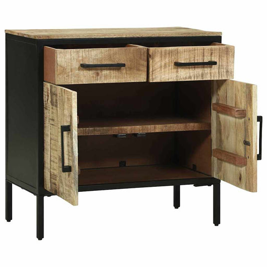 Sideboard Braun 70 x 35 x 70 cm Massivholz Mango