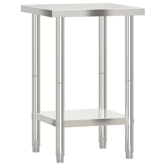 Küchen-Arbeitstisch 55x55x85 cm Edelstahl
