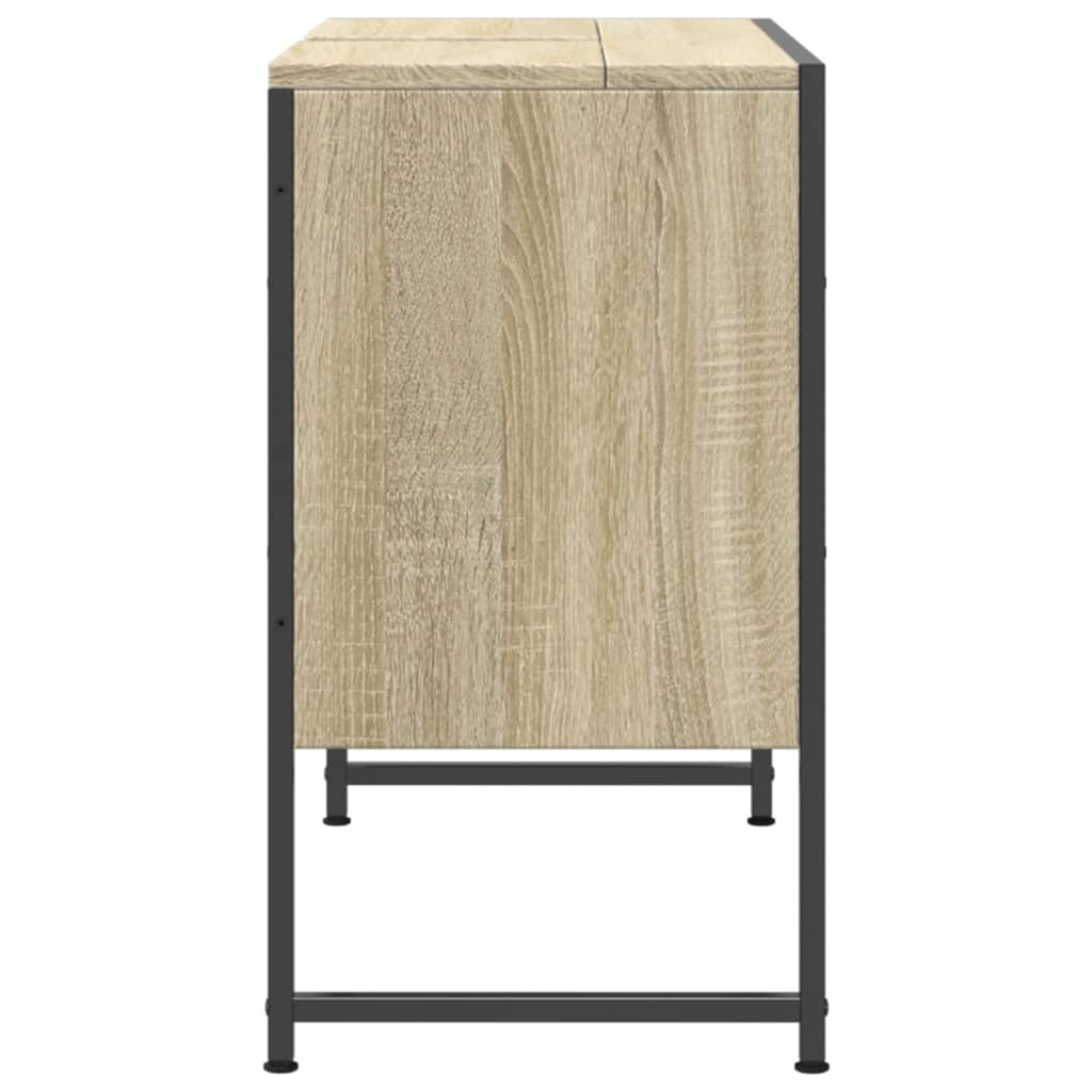 Håndvask underskab Sonoma eg 80x33x60 cm træmateriale