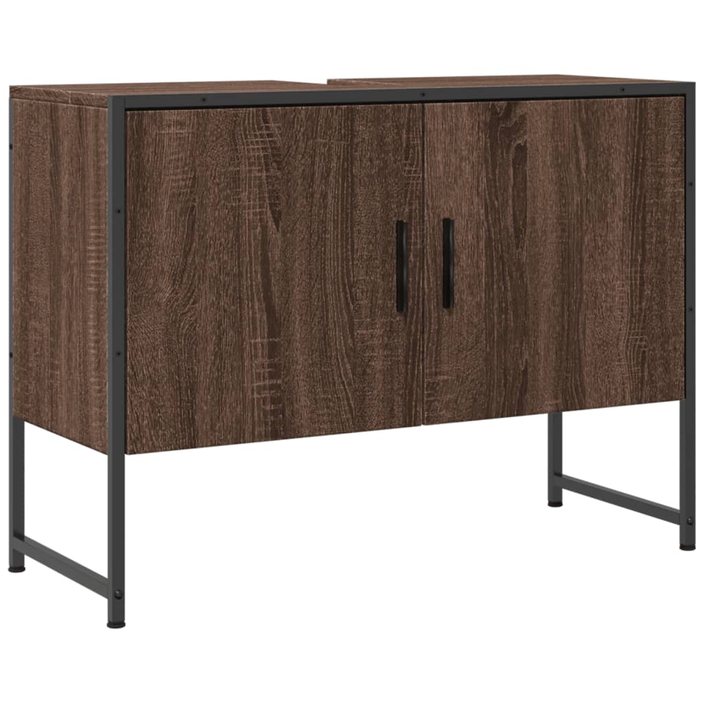 Håndvask Skab Brun Eg Look 80x33x60 cm