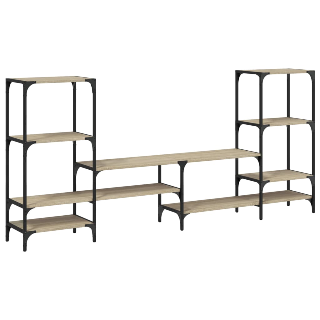 Tv-møbel Sonoma eg 206,5x28,5x95 cm træmateriale