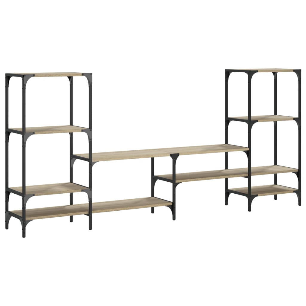 Tv-møbel Sonoma eg 206,5x28,5x95 cm træmateriale
