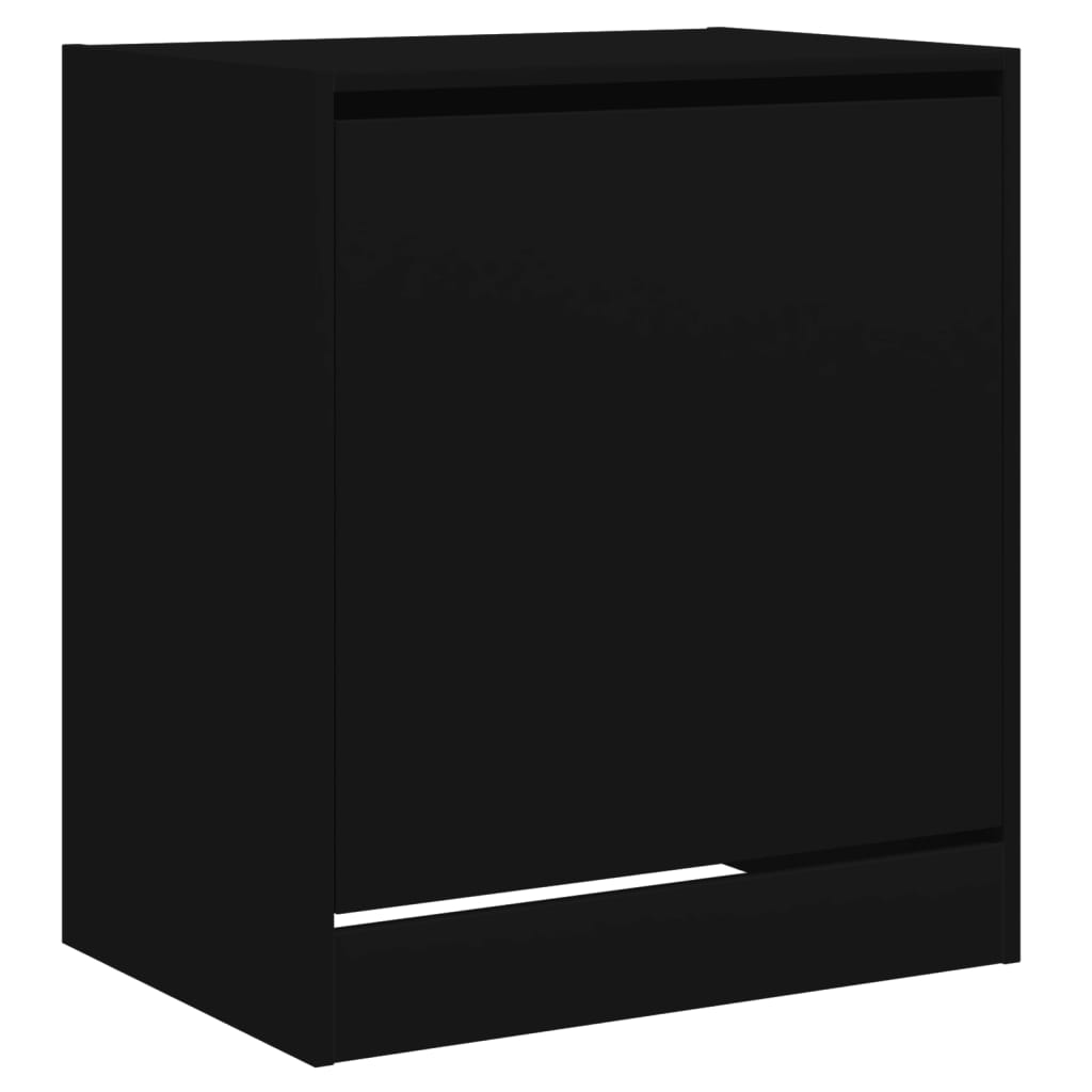 Skoskab Sort 60x42x69 cm Træ Materiale