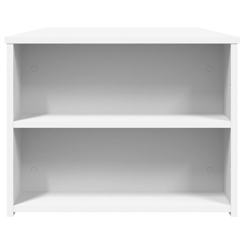 Sofabord Hvid 102x55x42 cm Træ Materiale