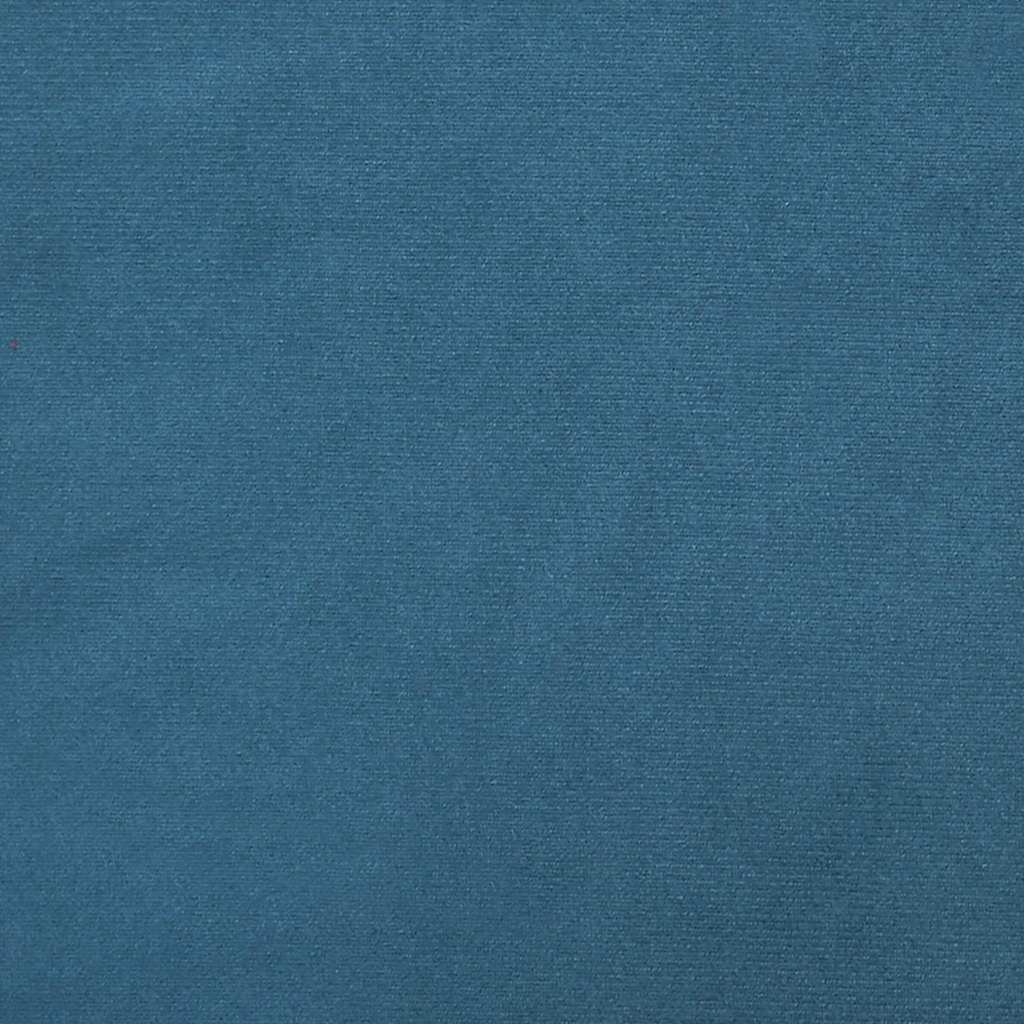 Sofa 3-personers blå fløjl