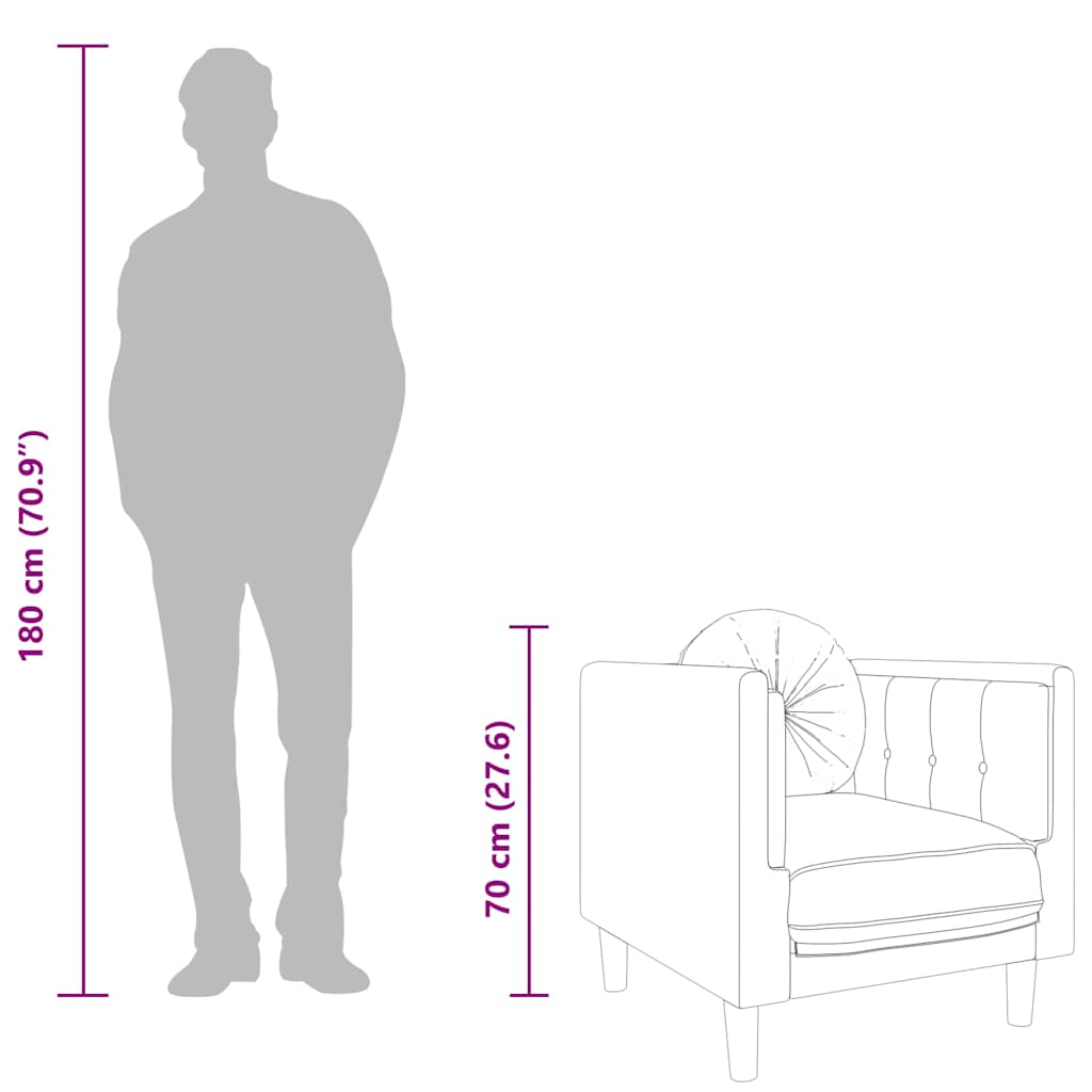 Sofastol med Cushion Wine Red Velvet