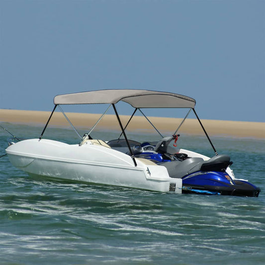 2-Bow Bimini Top Grau 150x120x110 cm