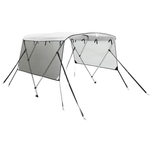 3-Bow Bimini-Top mit Mesh-Seitenteilen 183x(137-152)x137 cm