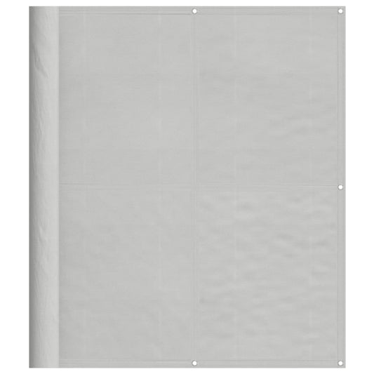 Balkon-Sichtschutz Hellgrau 120x500 cm 100 % Polyester-Oxford