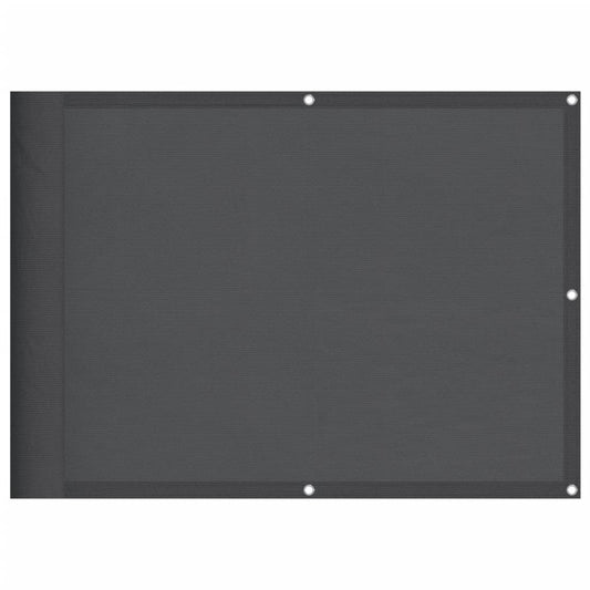 Balkon-Sichtschutz Anthrazit 75x700 cm 100 % Polyester-Oxford