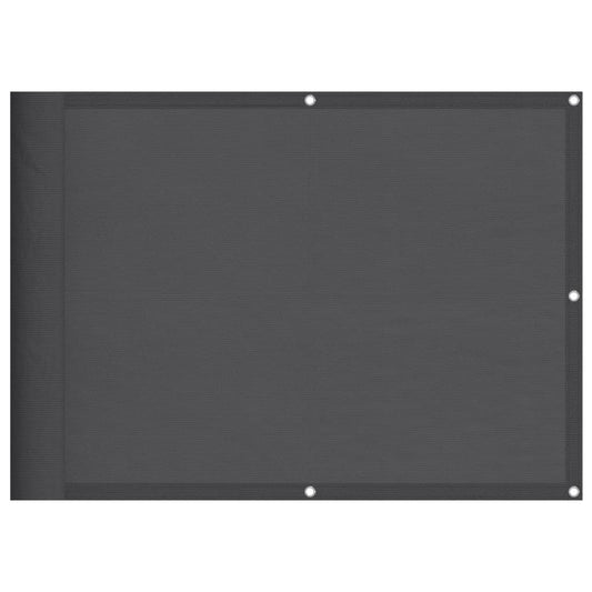 Balkon-Sichtschutz Anthrazit 75x800 cm 100 % Polyester-Oxford