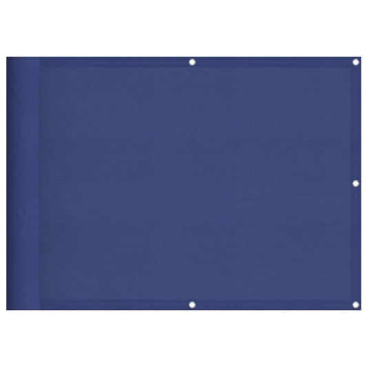 Balkon-Sichtschutz Blau 75x700 cm 100 % Polyester-Oxford