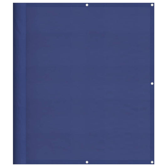 Balkon-Sichtschutz Blau 120x800 cm 100 % Polyester-Oxford