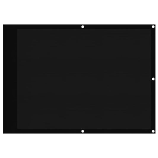 Balkon-Sichtschutz Schwarz 75x800 cm 100 % Polyester-Oxford