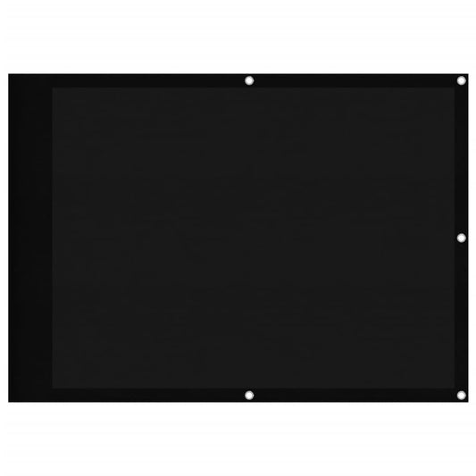 Balkon-Sichtschutz Schwarz 75x1000 cm 100 % Polyester-Oxford