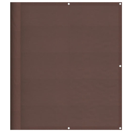 Balkon-Sichtschutz Braun 120x1000 cm 100 % Polyester-Oxford