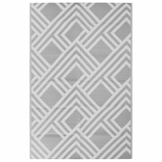 Outdoor-Teppich ARAKIL Grau 190x290 cm PP