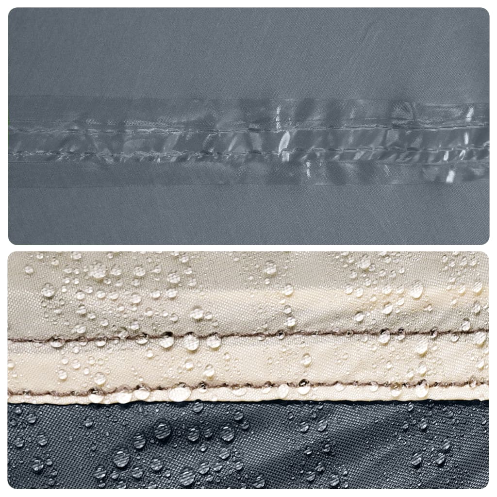 Tarp Grå og Orange 400x294 cm Vandtæt