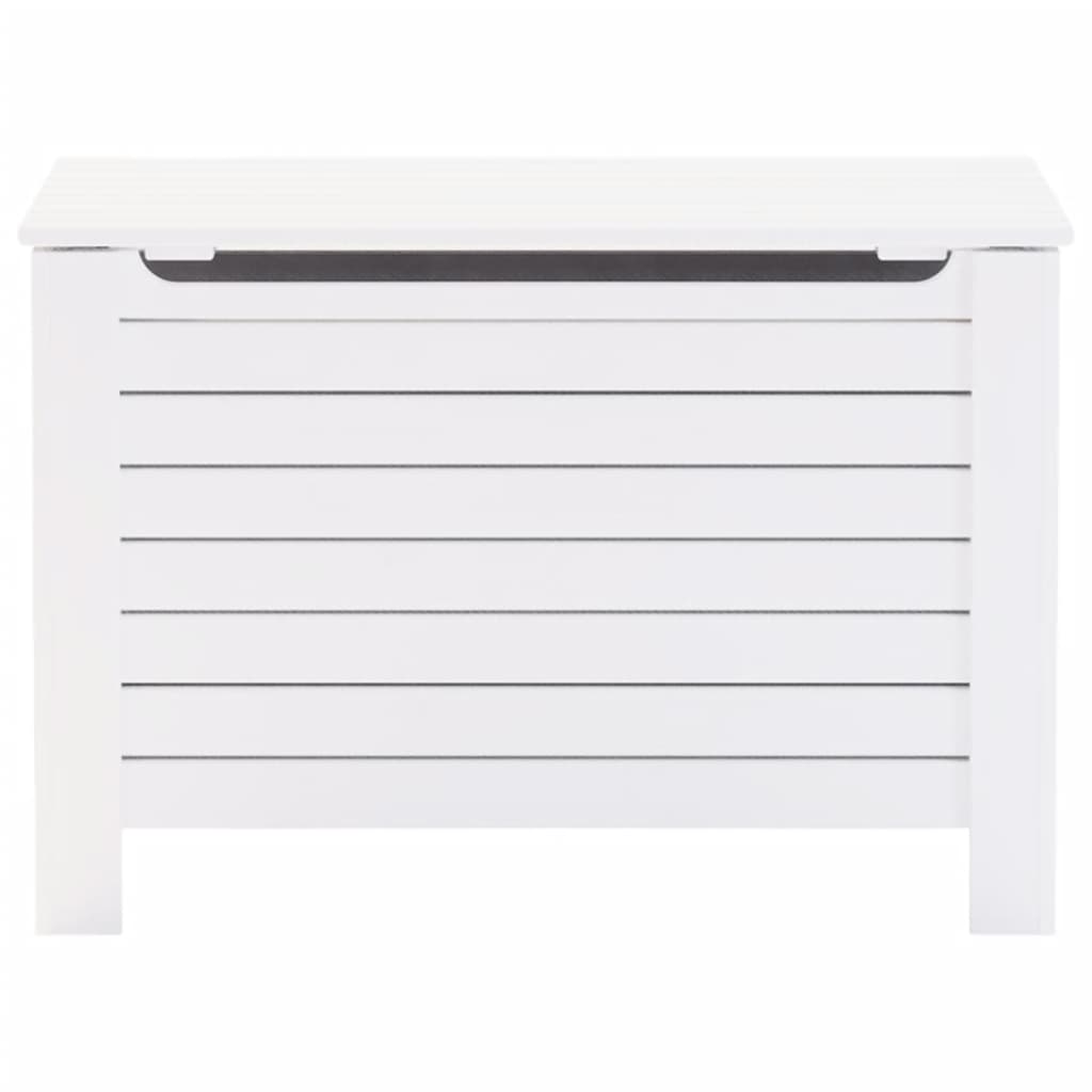 Kommode med låg RANA Hvid 80x49x54 cm massiv fyrretræ