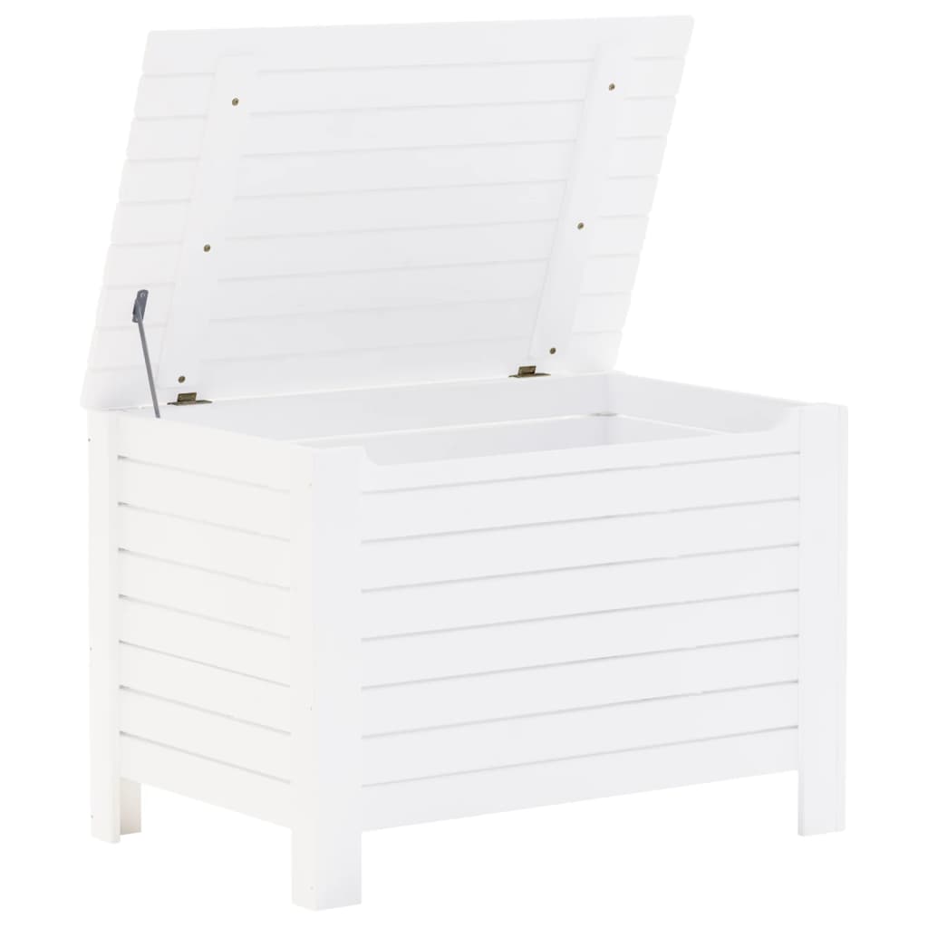 Kommode med låg RANA Hvid 80x49x54 cm massiv fyrretræ
