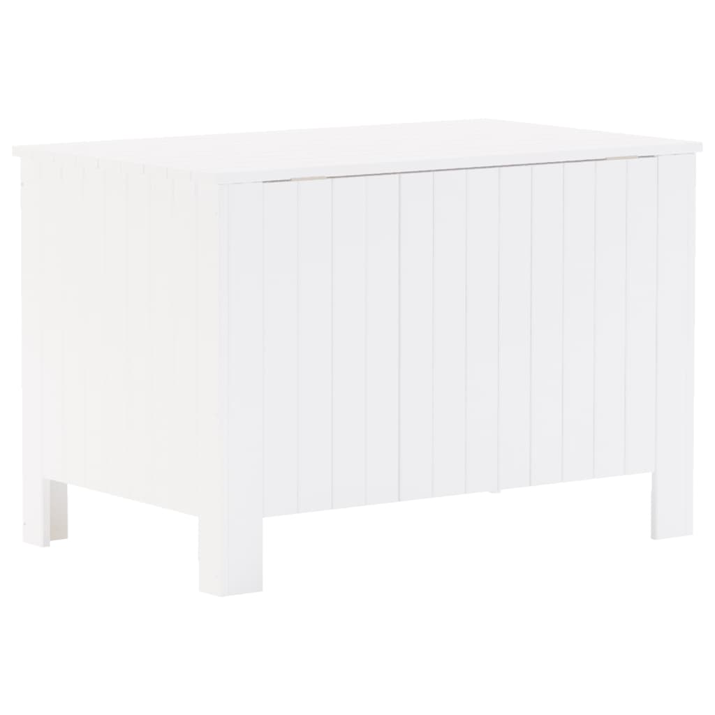 Kommode med låg RANA Hvid 80x49x54 cm massiv fyrretræ