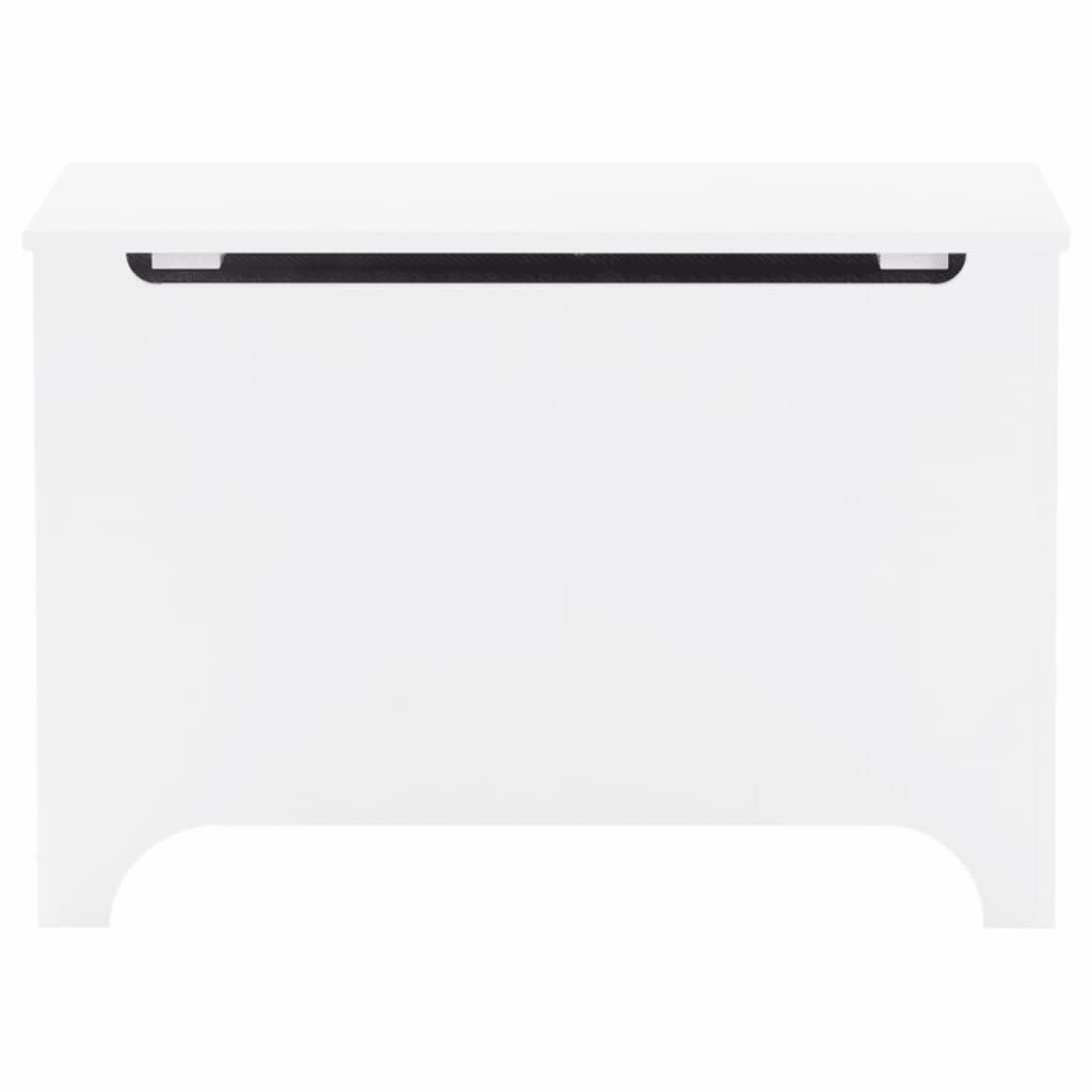 Kommode med låg RANA Hvid 80x49x54 cm massiv fyrretræ