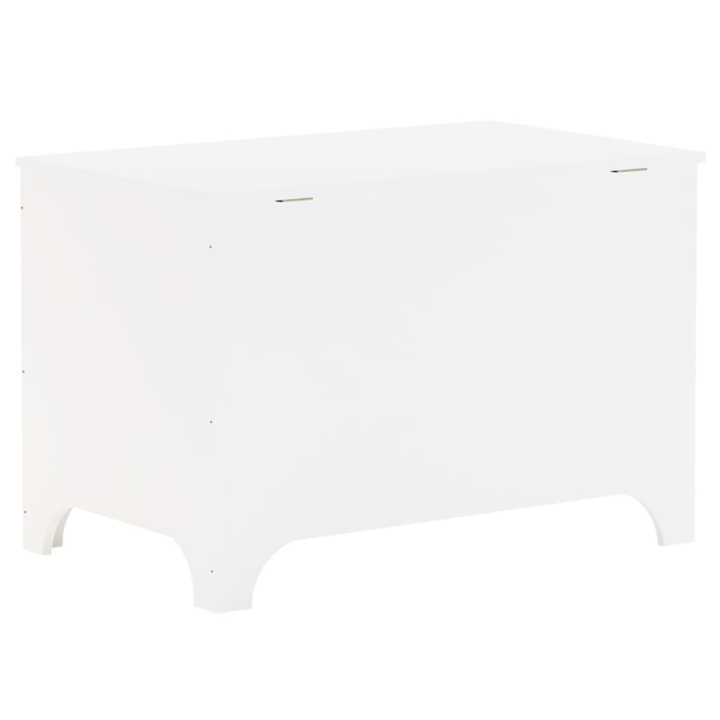 Kommode med låg RANA Hvid 80x49x54 cm massiv fyrretræ