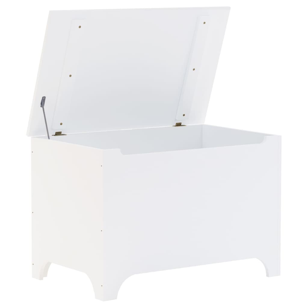 Kommode med låg RANA Hvid 80x49x54 cm massiv fyrretræ