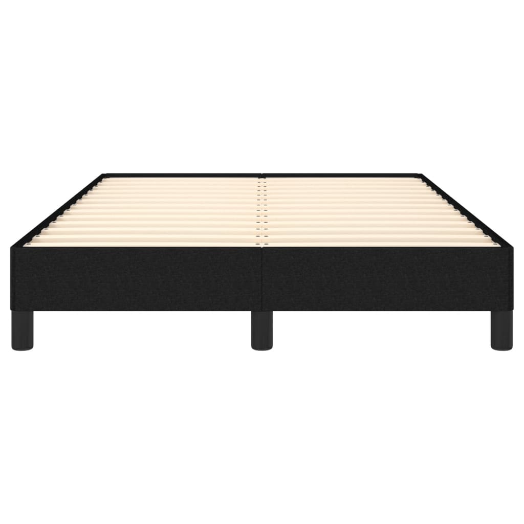 Sengeramme uden madras Sort 120x190 cm stof