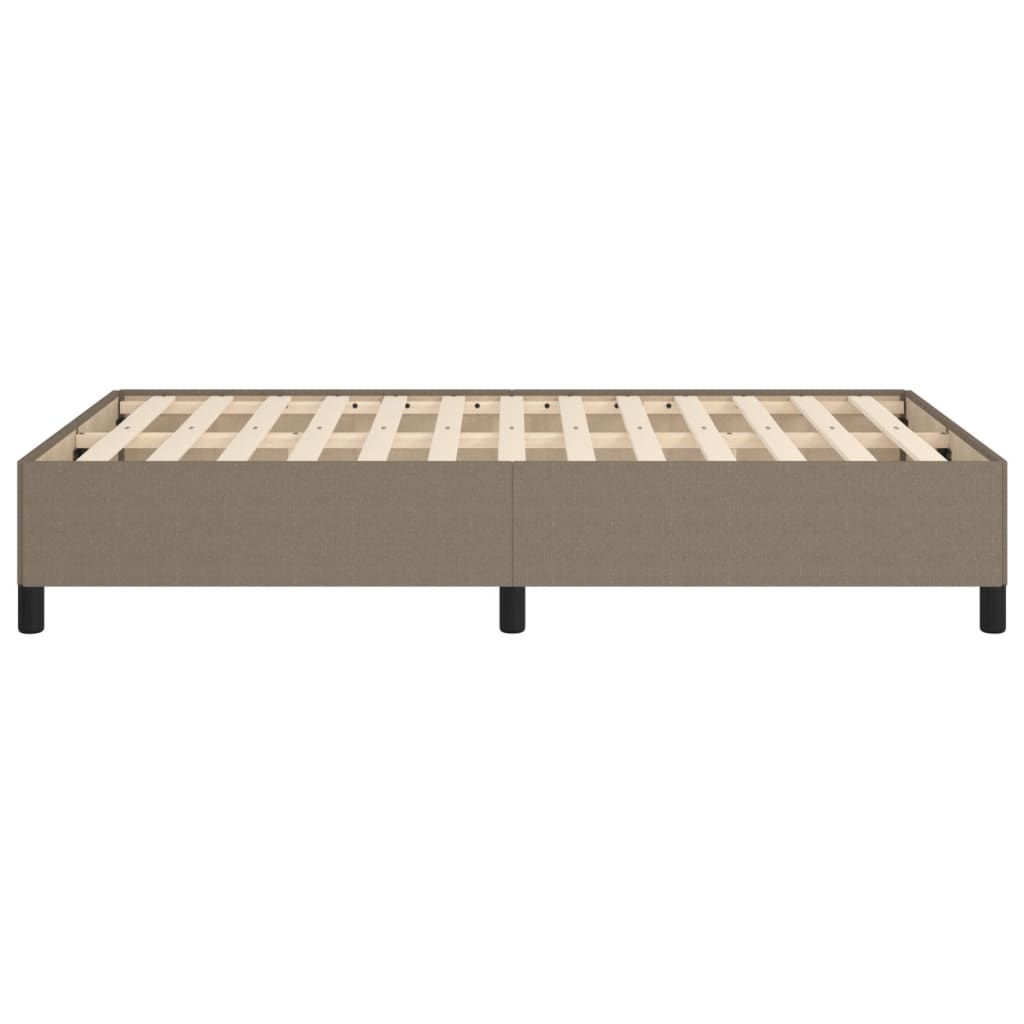 Sengeramme uden madras Taupe 120x190 cm stof