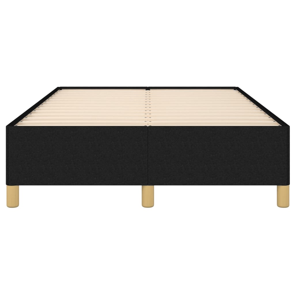 Sengeramme uden madras Sort 120x190 cm stof