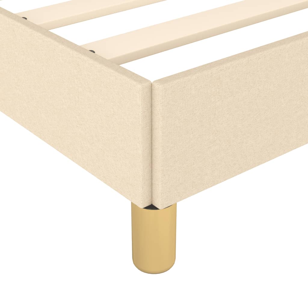 Sengeramme uden madrascreme 120x190 cm stof