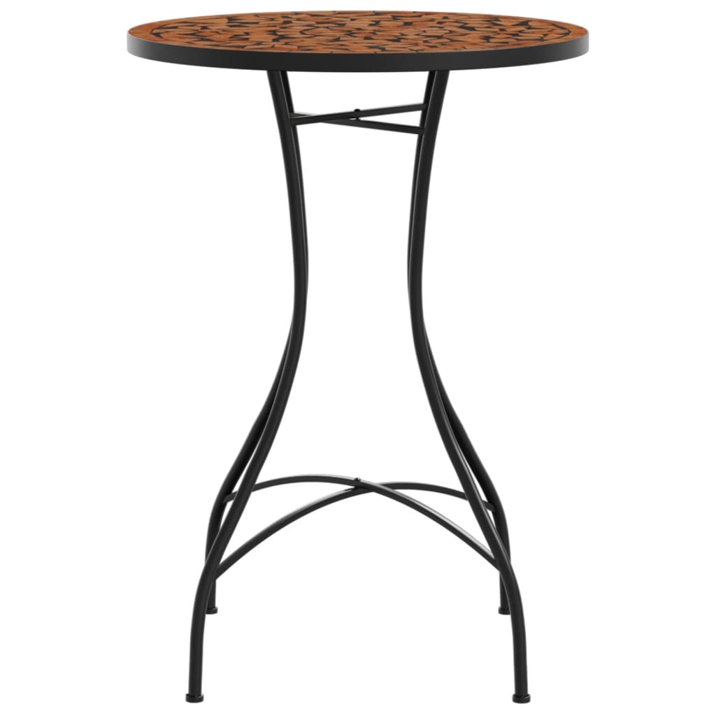 Mosaik Bistro Bord Terracotta Ø50x70 cm Keramik