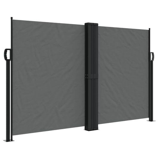 Sidefortelt Udtrækkeligt antracit 140x600 cm