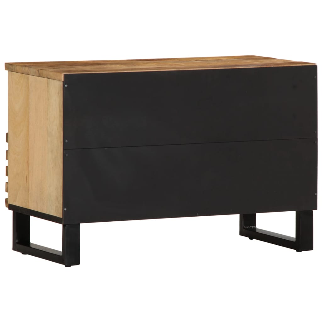 TV-skab 70x34x46 cm Groft massivt mangotræ