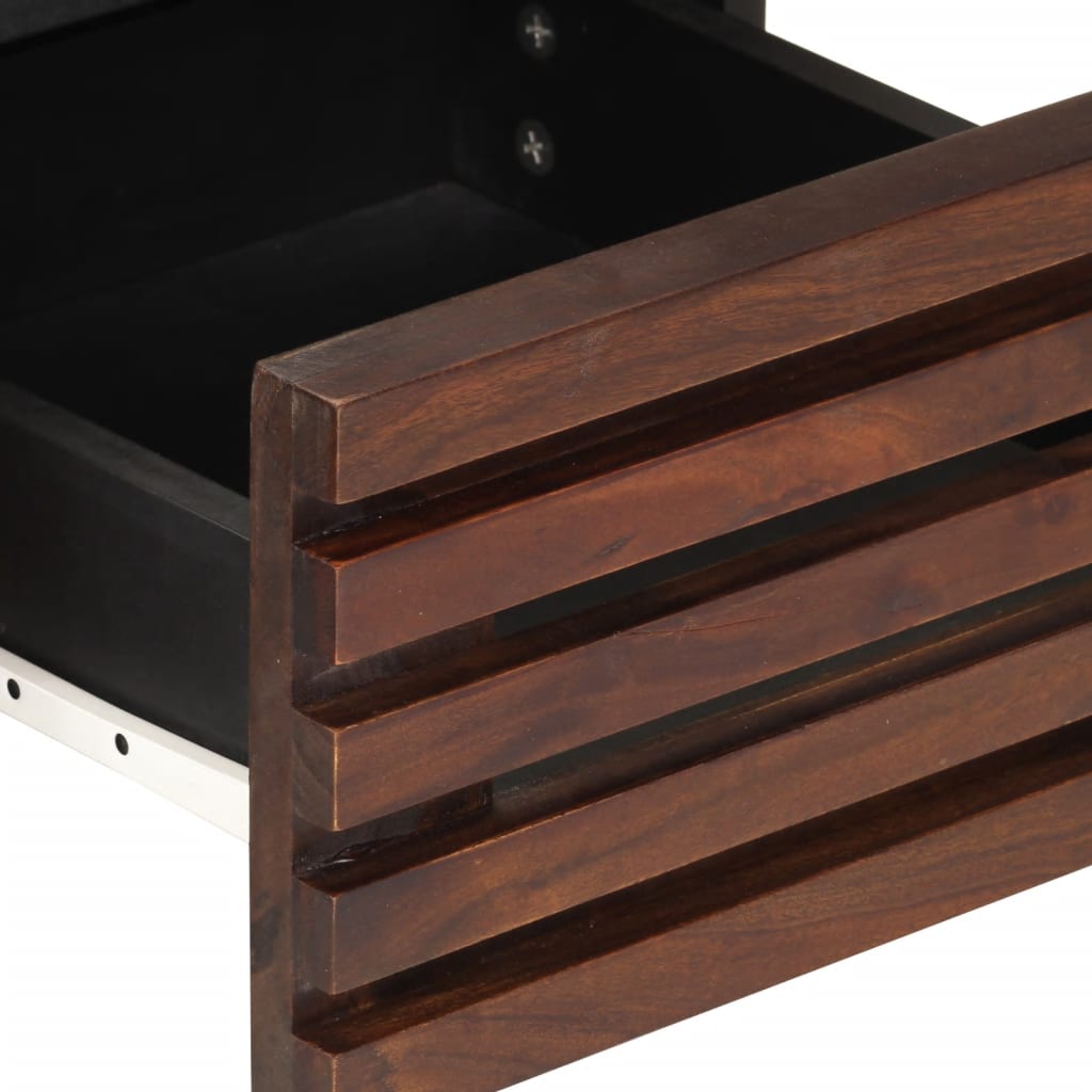 TV-skab Brun 70x34x46 cm Massivt mangotræ