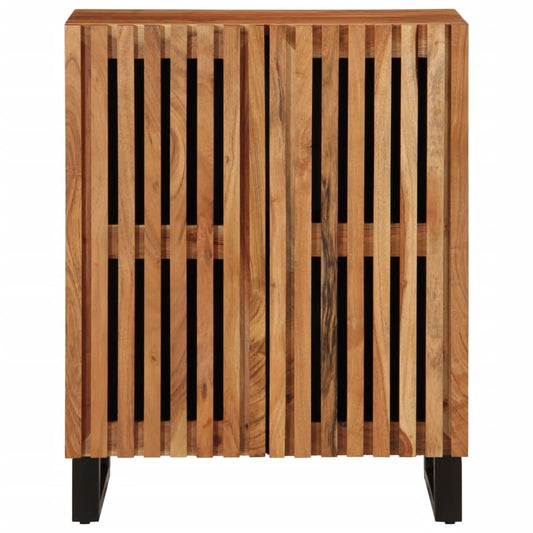 Sideboard 60x34x75 cm Massivholz Akazie