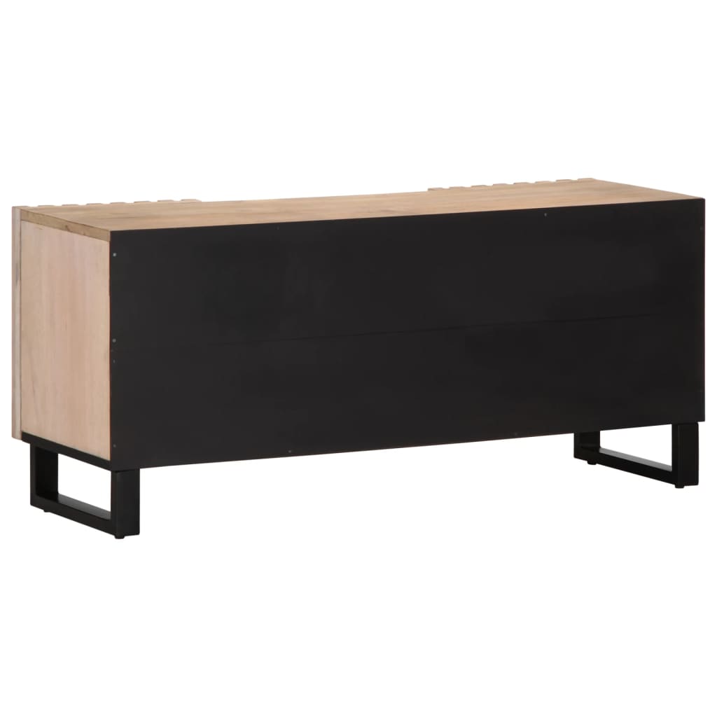 Tv-møbel 100x34x46 cm massivt mangotræ