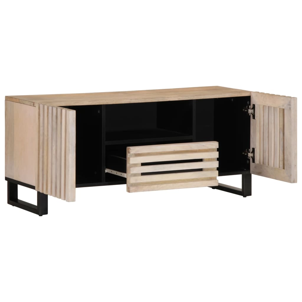 Tv-møbel 100x34x46 cm massivt mangotræ
